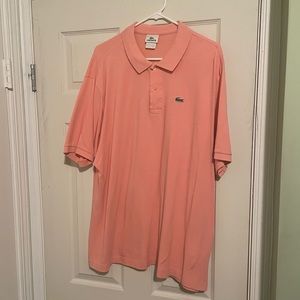Lacoste Polo Pink Size 9